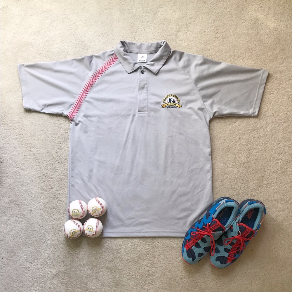 Cooperstown All Star Village Gray Polo